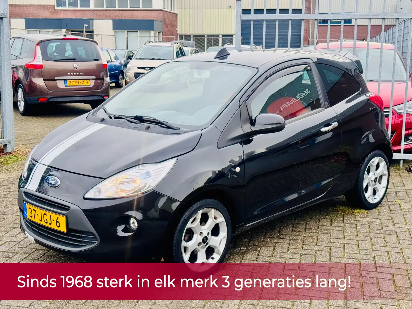 Ford Ka/Ka+ 1.2 Titanium X! NL AUTO NAP! NIEUWE D-RIEM-Koppeli Schwarz - 1