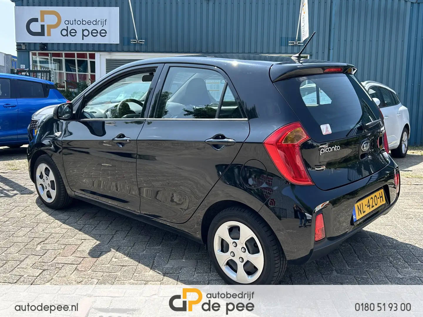 Kia Picanto 1.0 CVVT EconomyPlusLine GARANTIE/RIJKLAAR/AIRCO/E Noir - 2