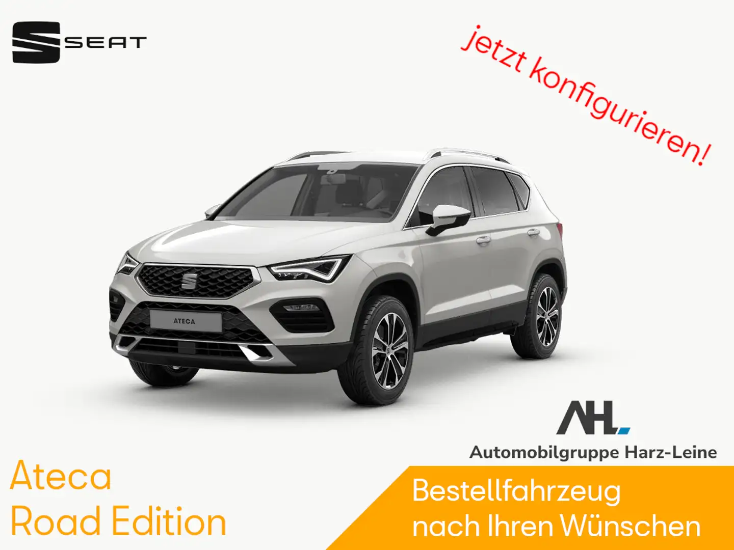 SEAT Ateca 1.5 TSI DSG Road Edition 🔥inkl. SITZHEIZUNG🔥⚡SUM Weiß - 2