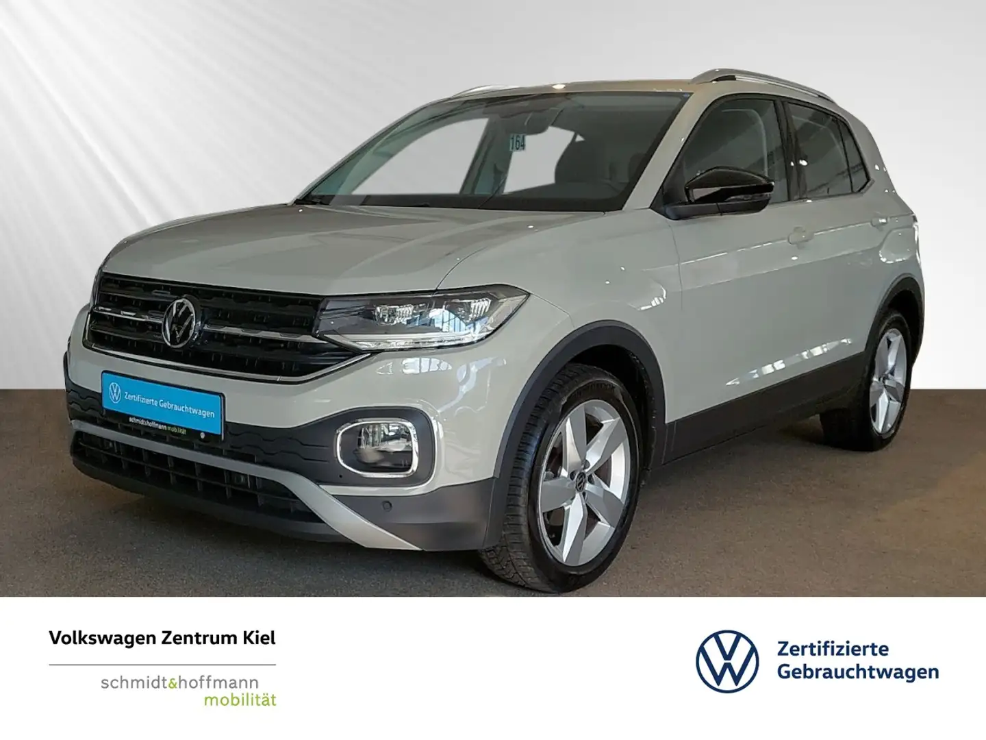 Volkswagen T-Cross Style 1.0 TSI SITZHZ+ACC+PDC+CARPLAY Klima Navi Grijs - 1
