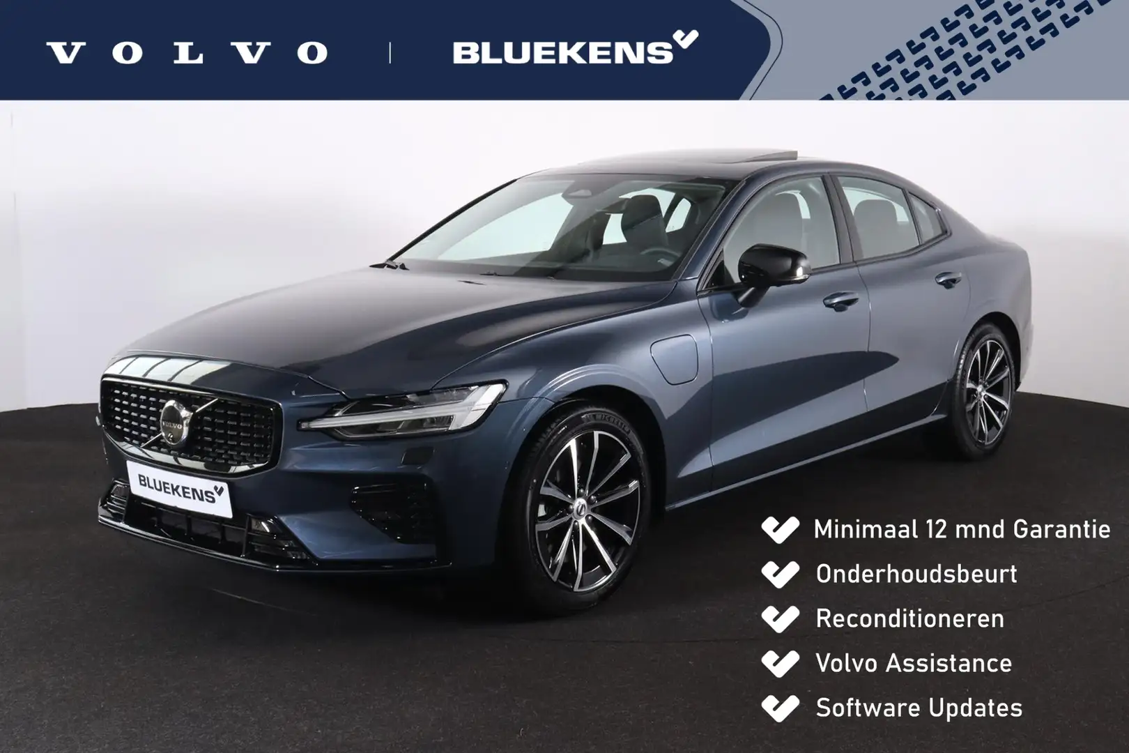 Volvo S60 Recharge T8 AWD Plus Dark - LONG RANGE - Panorama/ Blau - 1