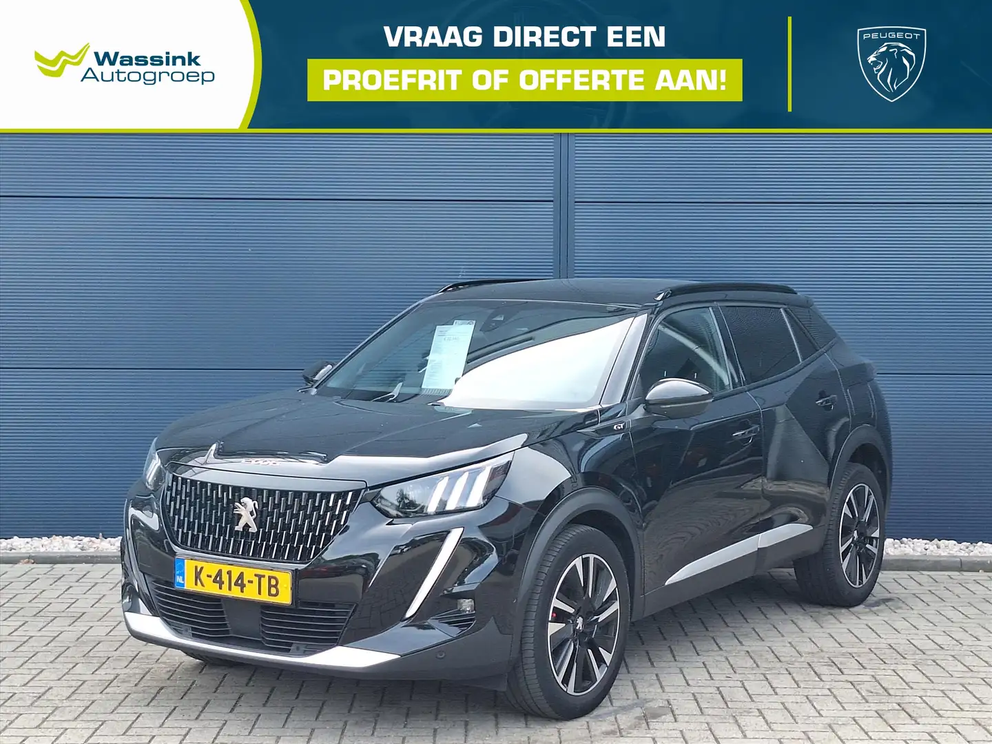 Peugeot 2008 1.2 Puretech 130pk GT AUTOMAAT | Navigatie | Camer Noir - 1