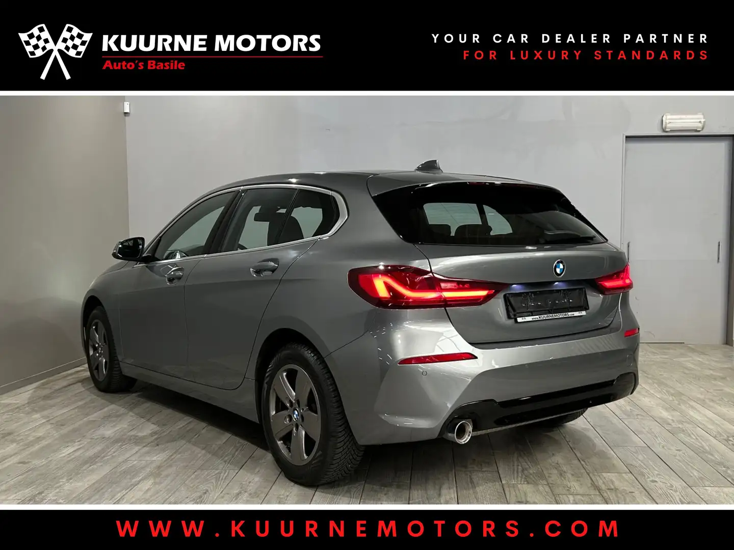 BMW 116 iA Led/Leder/Cruise/Carplay/Pdc/Gps *1j garantie* Gris - 2
