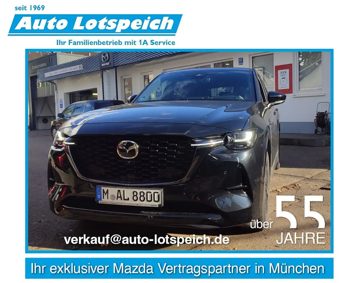 Mazda CX-60 3.3L e-SKYACTIV D 254ps Bose-Sound Anlage, 360° Ka Schwarz - 1