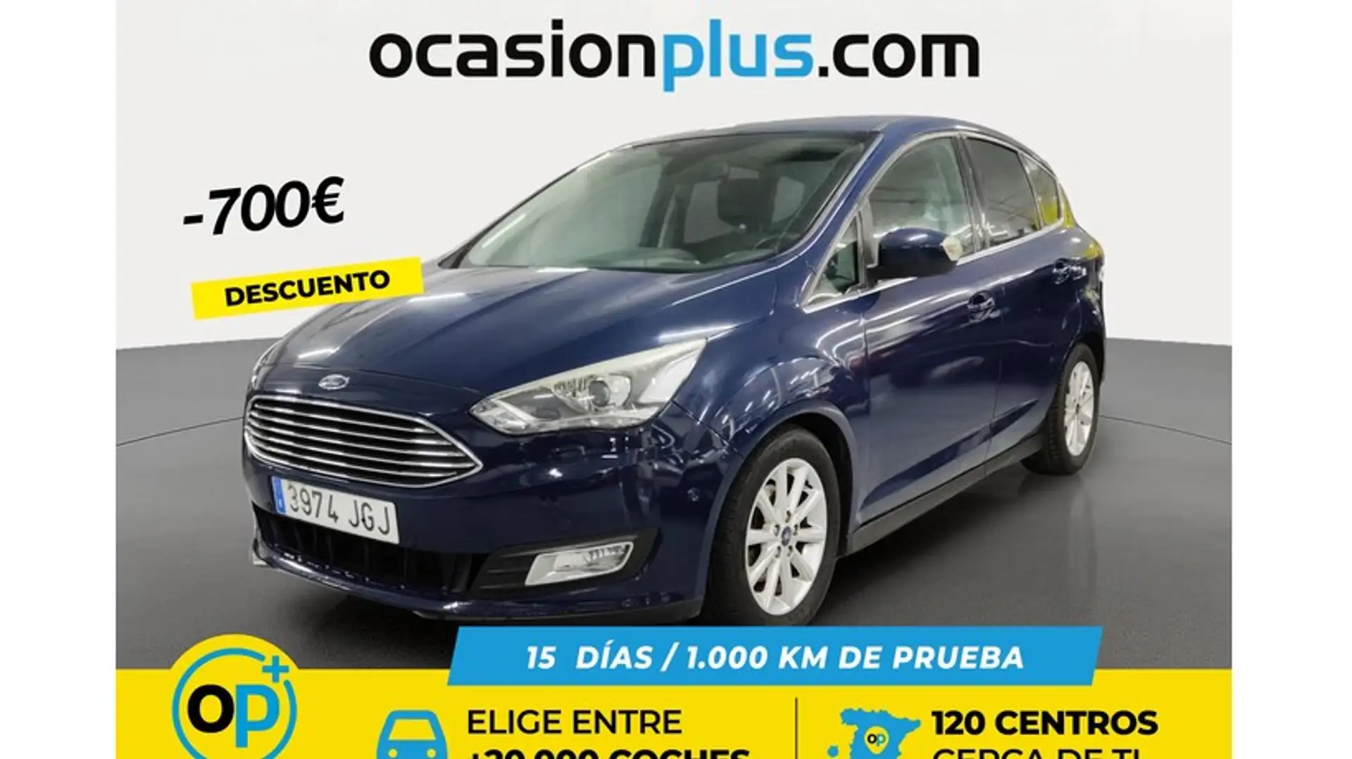Ford C-Max 1.0 Ecoboost Auto-S&S Titanium 125 Bleu - 1