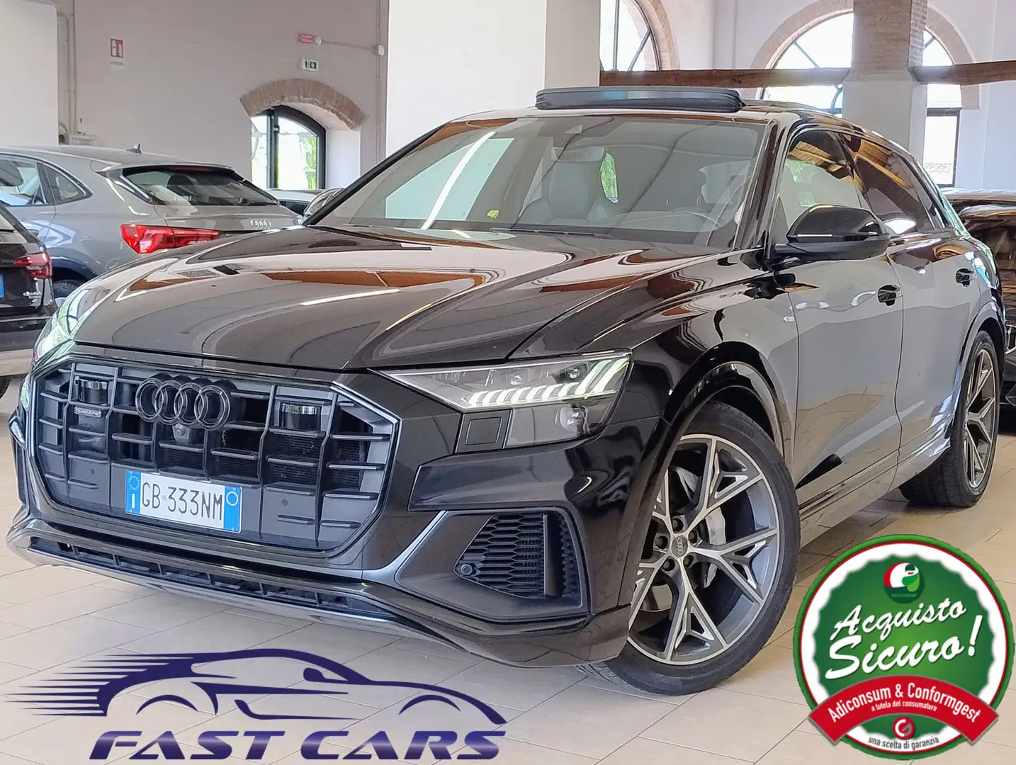 Audi Q8 50 tdi mhev quattro tiptronic TETTO BANG PACK LUCI Schwarz - 1