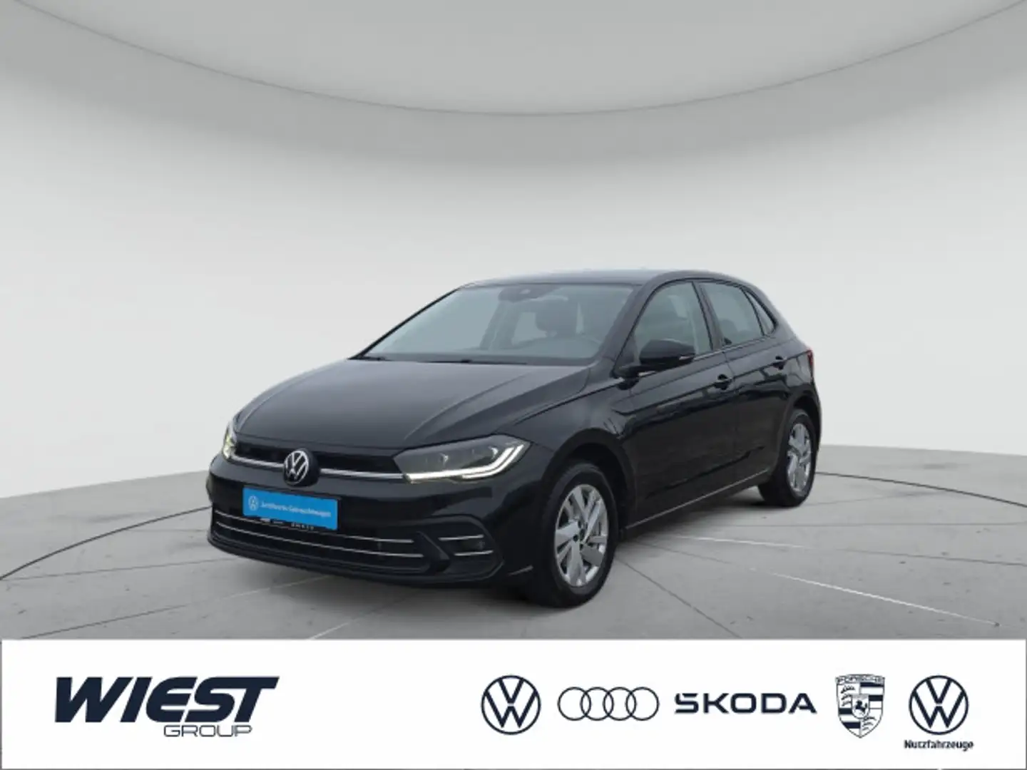Volkswagen Polo VI Style 1.0 TSI DSG, NAVI/KAM/IQ-Light/MAT Schwarz - 1