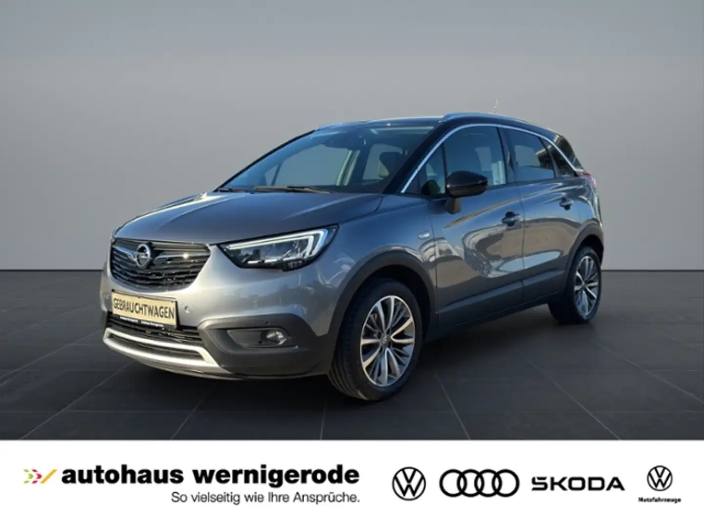 Opel Crossland X Turbo 1.2 Ultimate *AHK*LED*Navi Silber - 1
