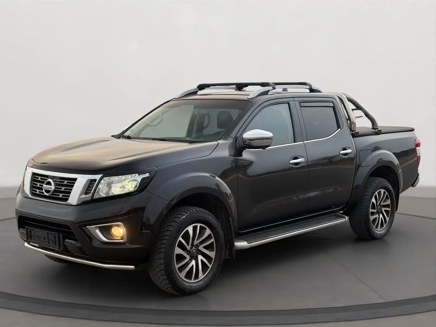Nissan NP300 Tekna Double Cab 4x4 1.Hand Leder Keyless MwSt Negro - 1