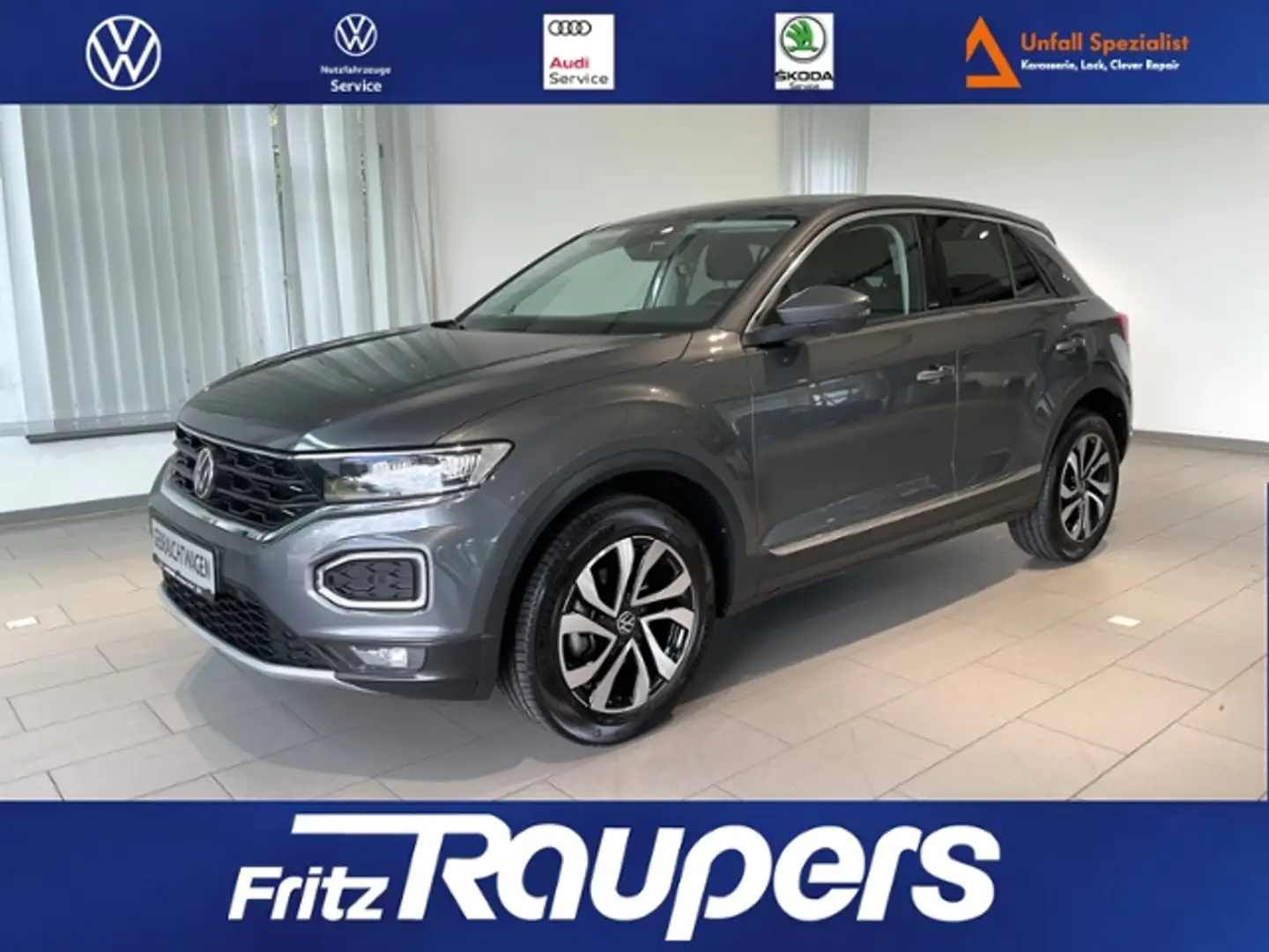 Volkswagen T-Roc 1.5 TSI Active (EURO 6d) Gris - 1