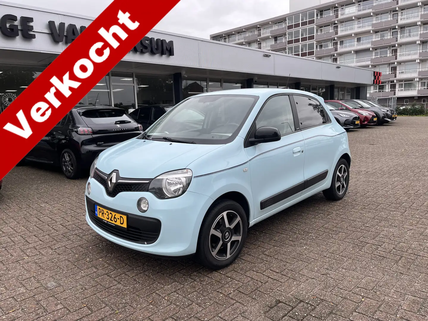 Renault Twingo 1.0 SCe Limited Lmv Pdc Cruise Bluetooth Airco Nap Blauw - 1