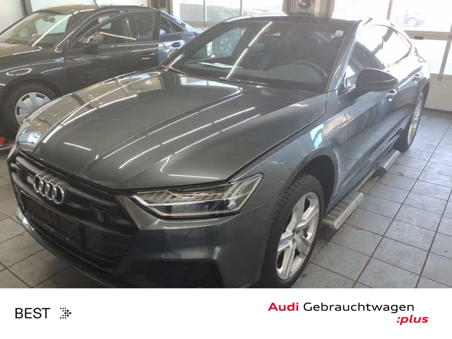 Audi A7 55 TFSI e Assist, Matrix, Pano, B&O Gris - 1