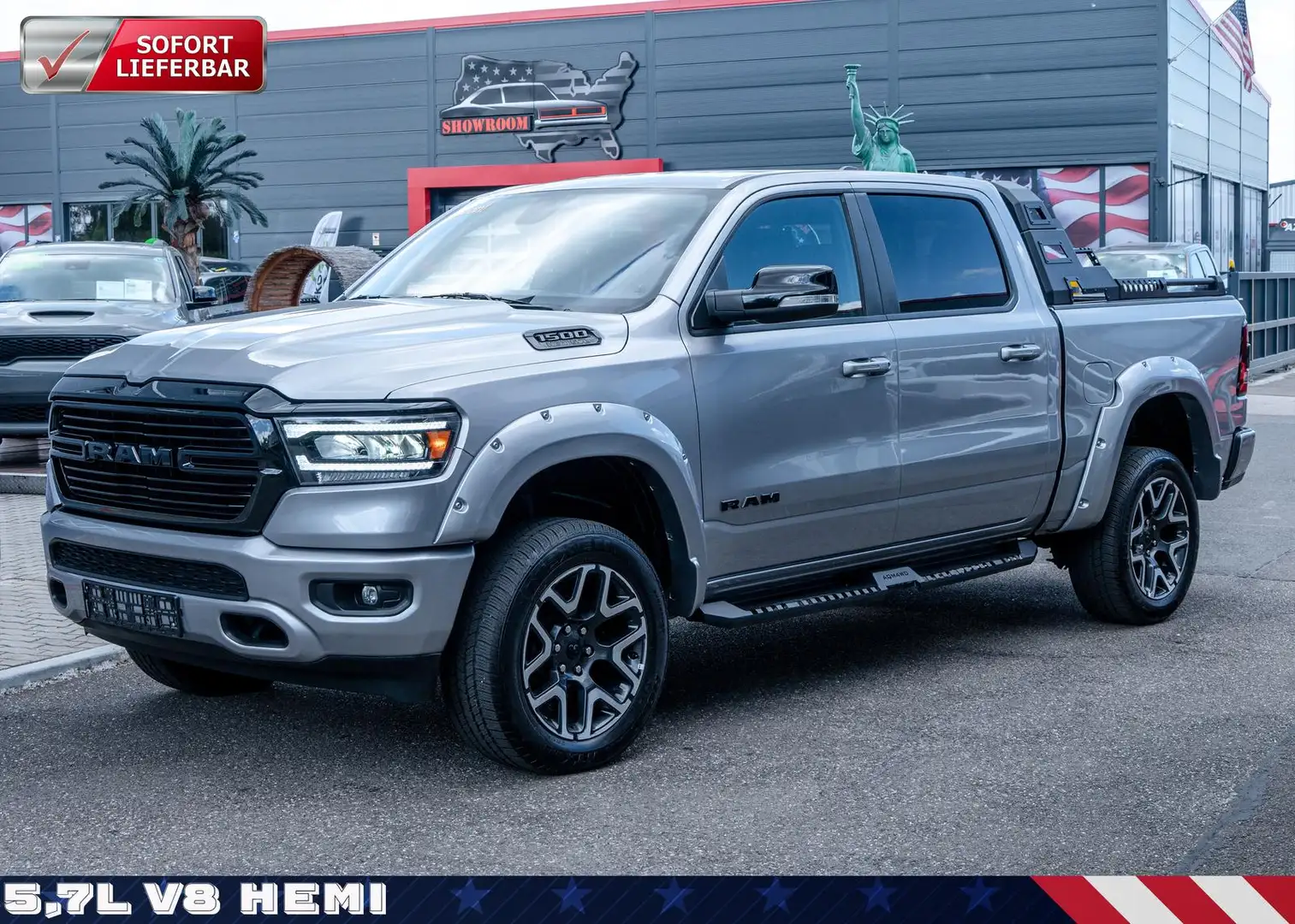 Dodge RAM 1500 Big Horn/Lonestar 5,7l Crew Cab,LED Argent - 1