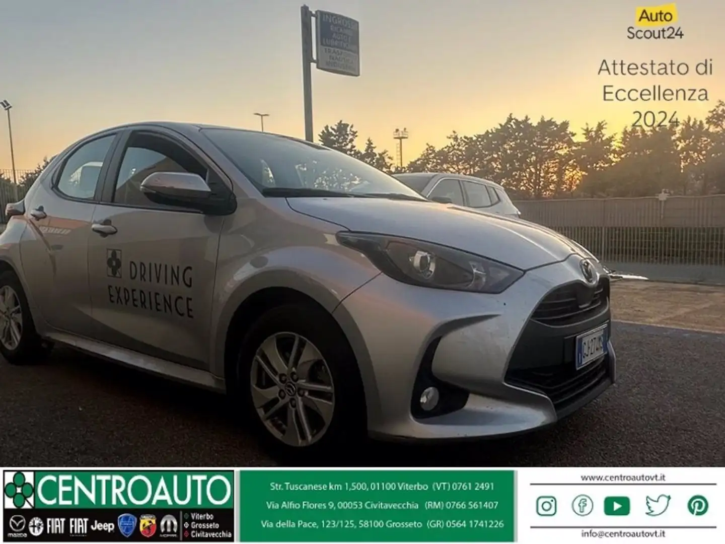 Mazda 2 1.5 vvt full hybrid electric Agile Comfort e Safet Grigio - 1