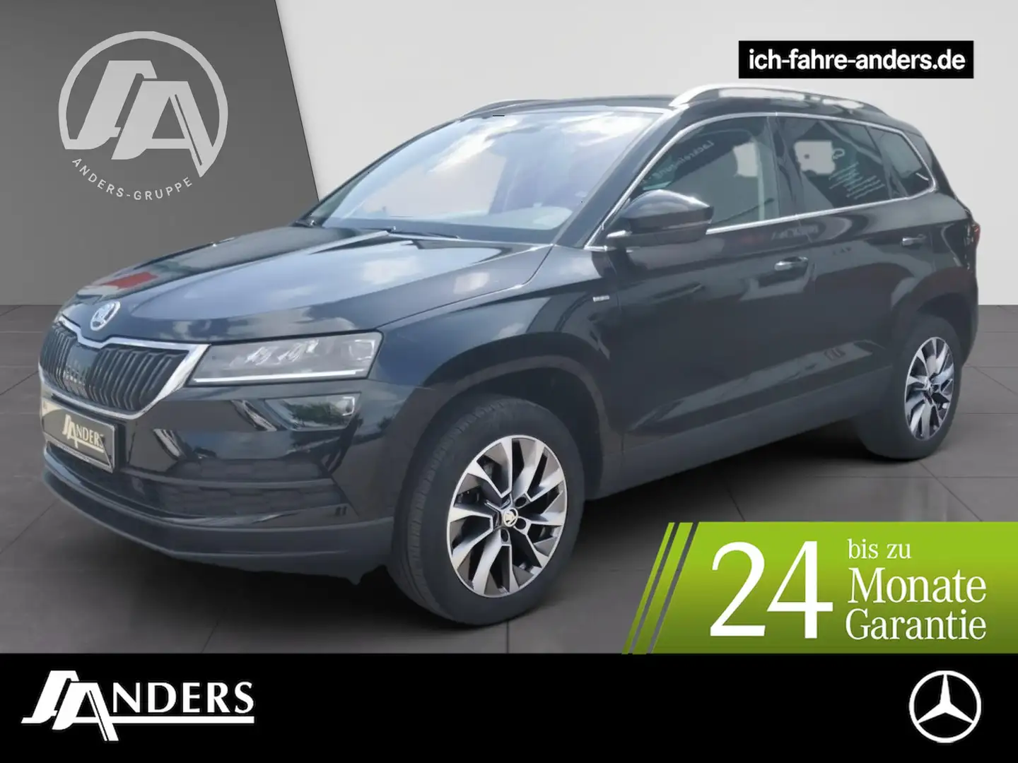 Skoda Karoq 1.5 TSI DSG Clever AHK+SHZ+LED+ACC+Navi+ Schwarz - 1