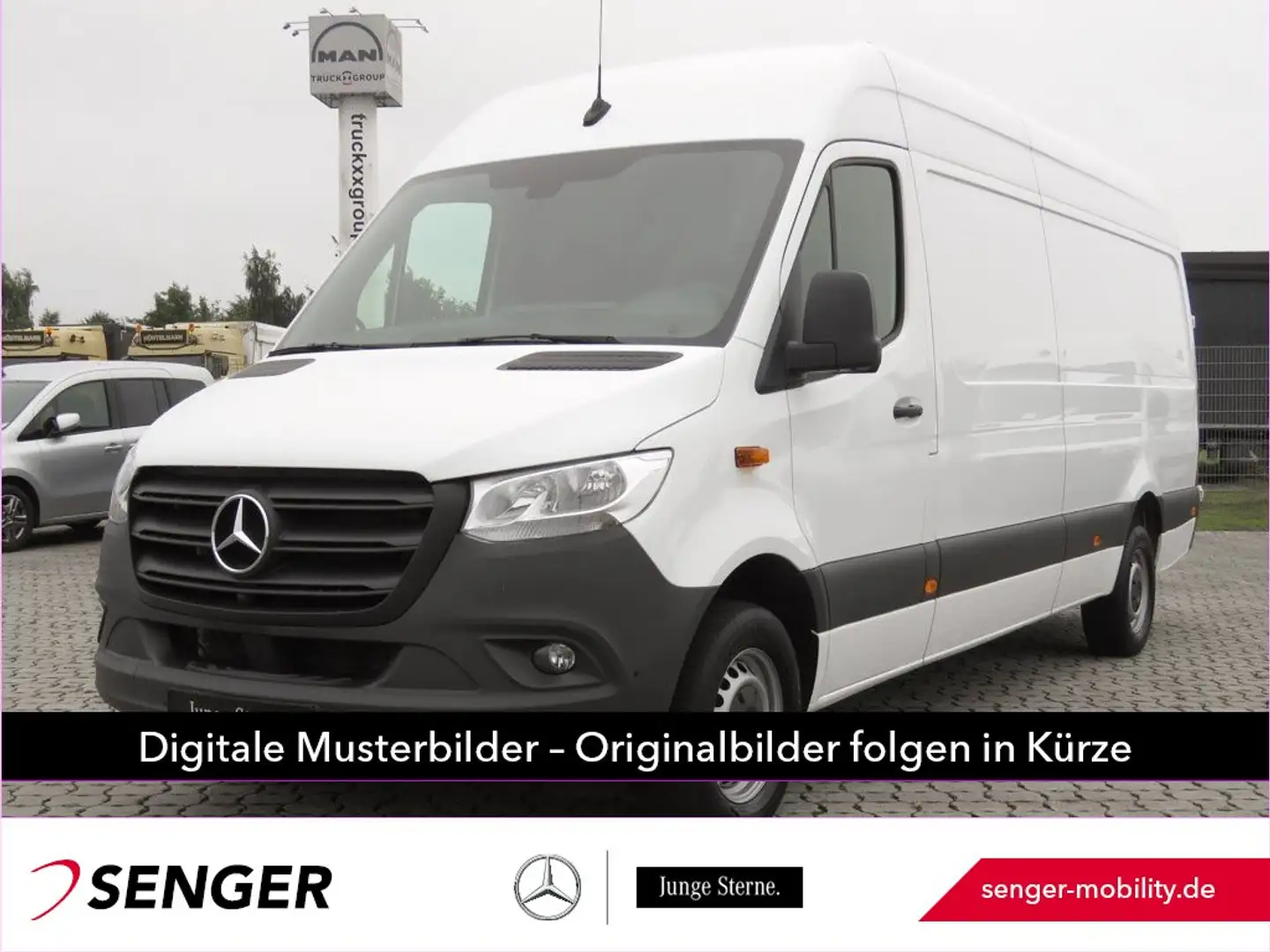 Mercedes-Benz Sprinter 317 CDI KA L3H2 MBUX 360°-Kamera Navi Weiß - 1