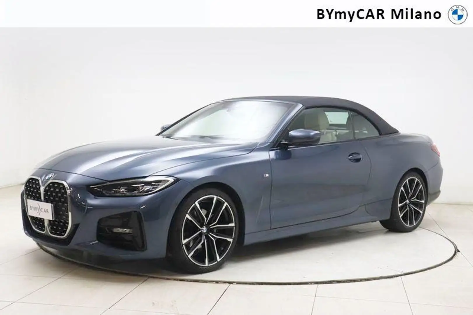 BMW 420 d mhev 48V Msport auto cabrio Bleu - 1