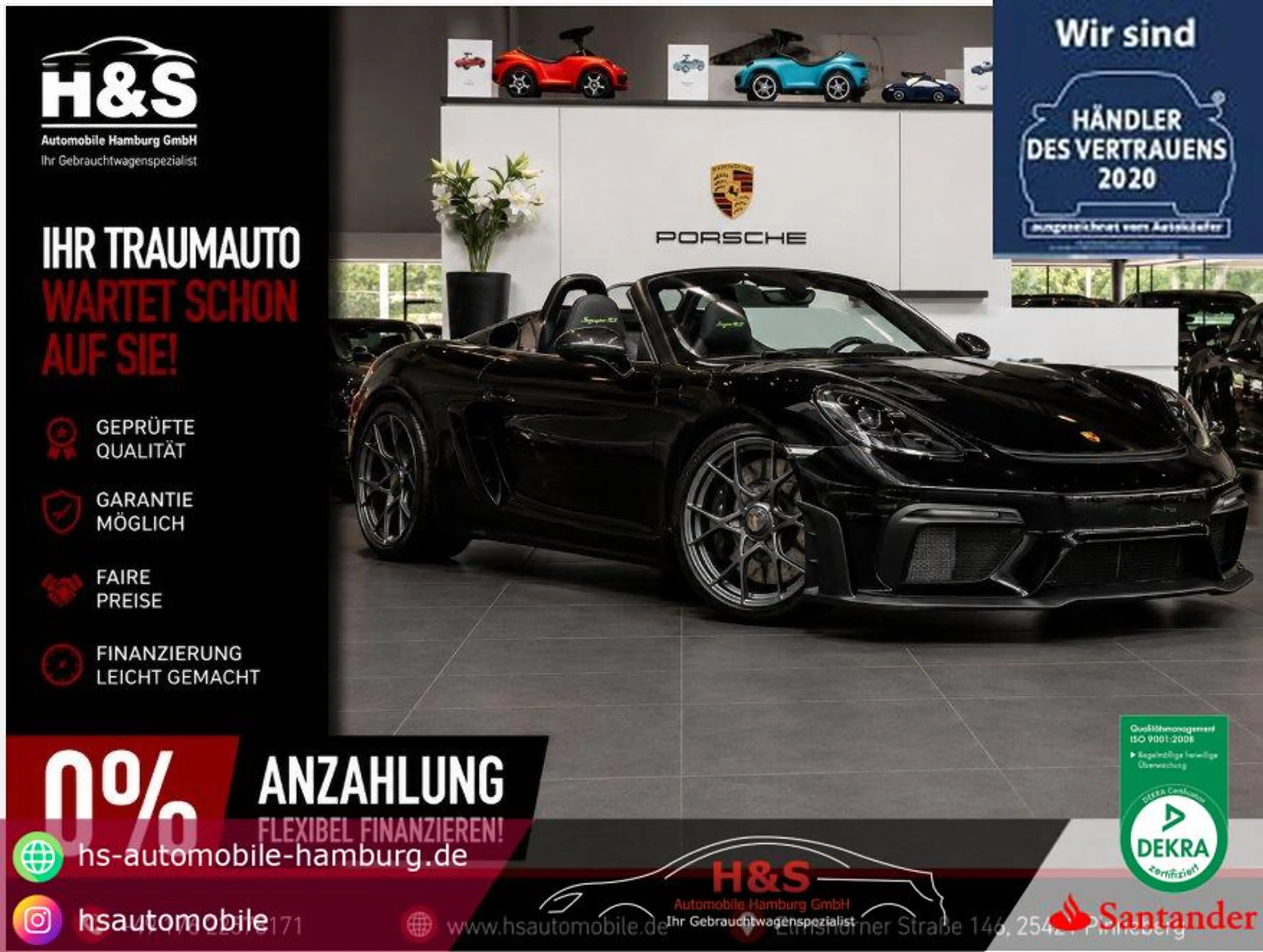 Porsche Boxster 718 Boxster Spyder RS