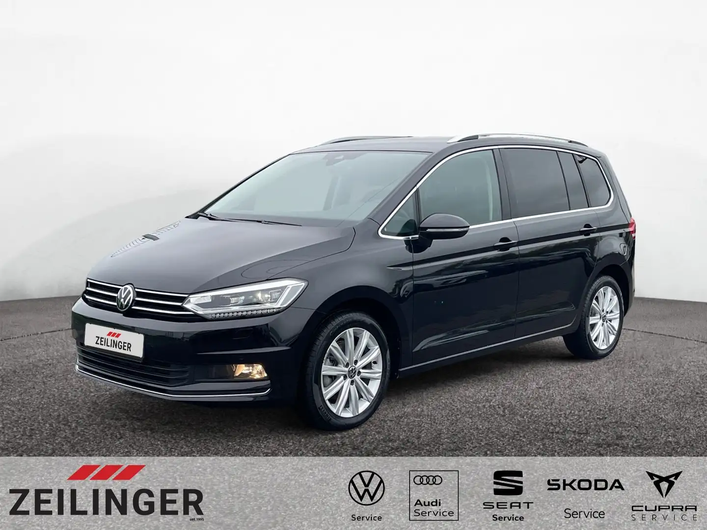 Volkswagen Touran Highline TDI DSG|7-SITZE|AHK|eHECK|NAVI| Schwarz - 1