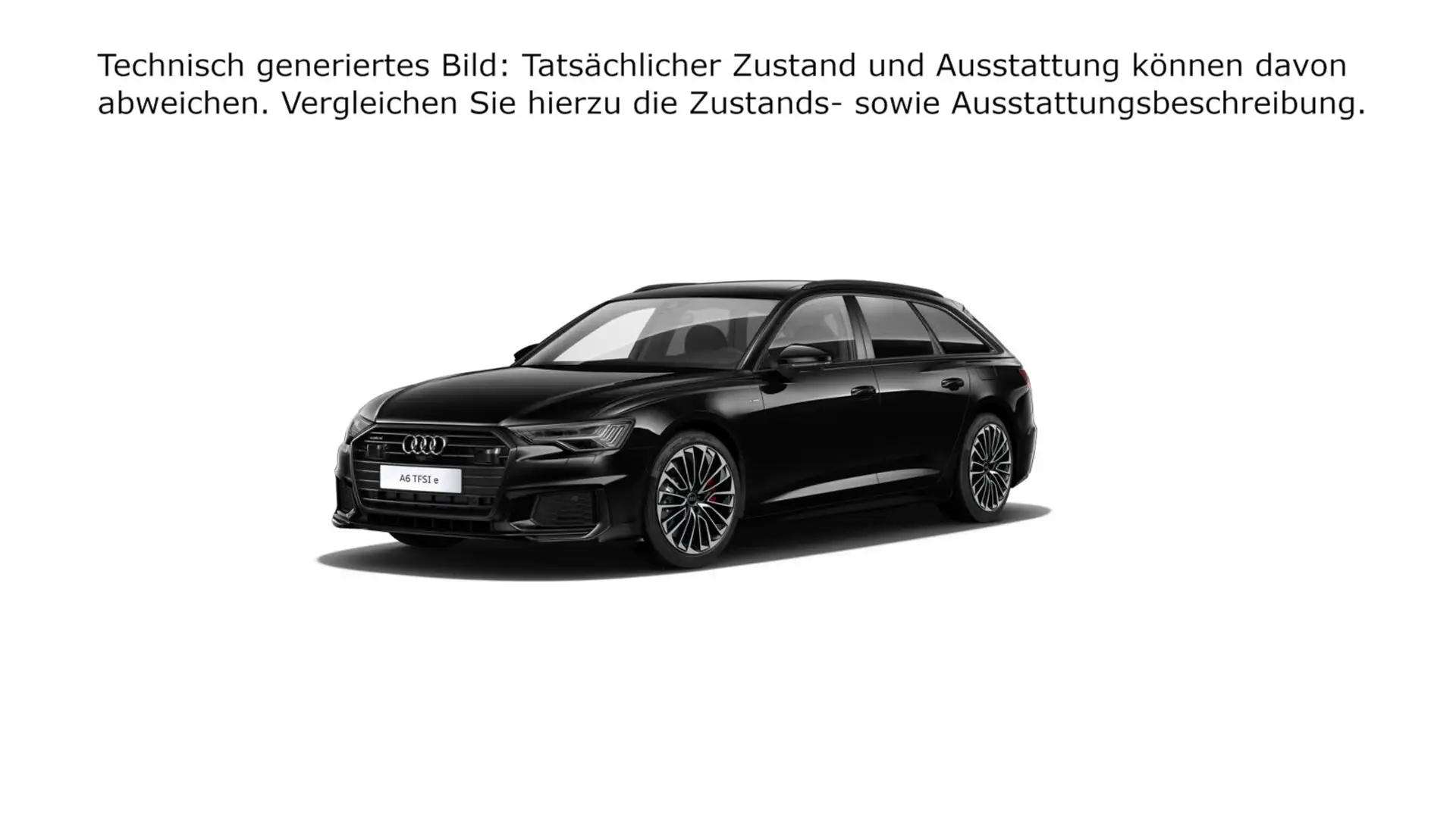 Audi A6 55 TFSIe quattro sport AHK Pano B&O Schwarz - 2