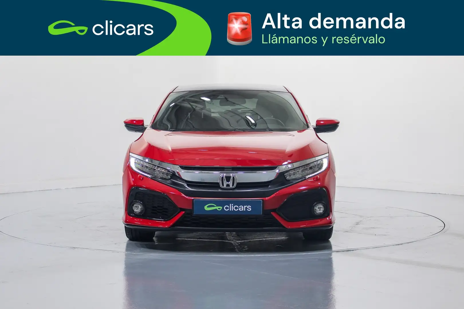 Honda Civic 1.5 VTEC Turbo Prestige CVT Rojo - 2