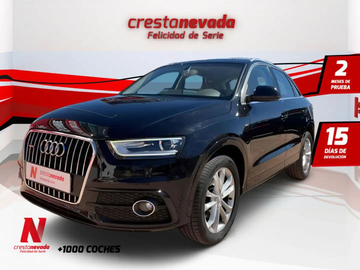 Audi Q3 2.0 TFSI S line edition quattro S-Tronic 170 Negro - 1