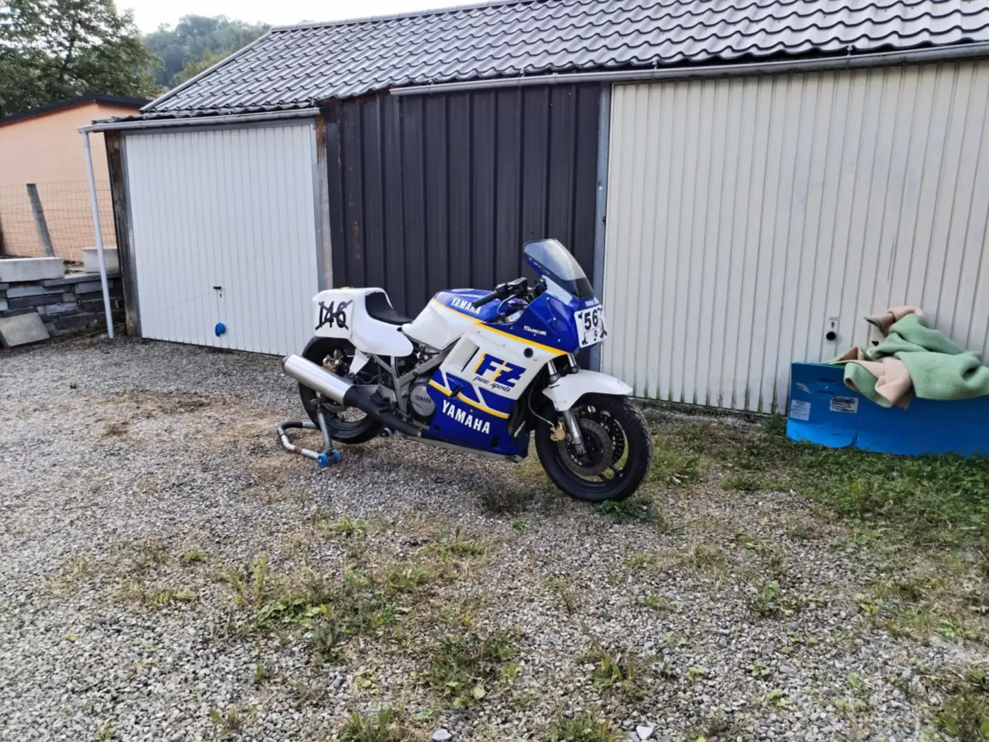 Yamaha FZ 750 750 fz Azul - 1