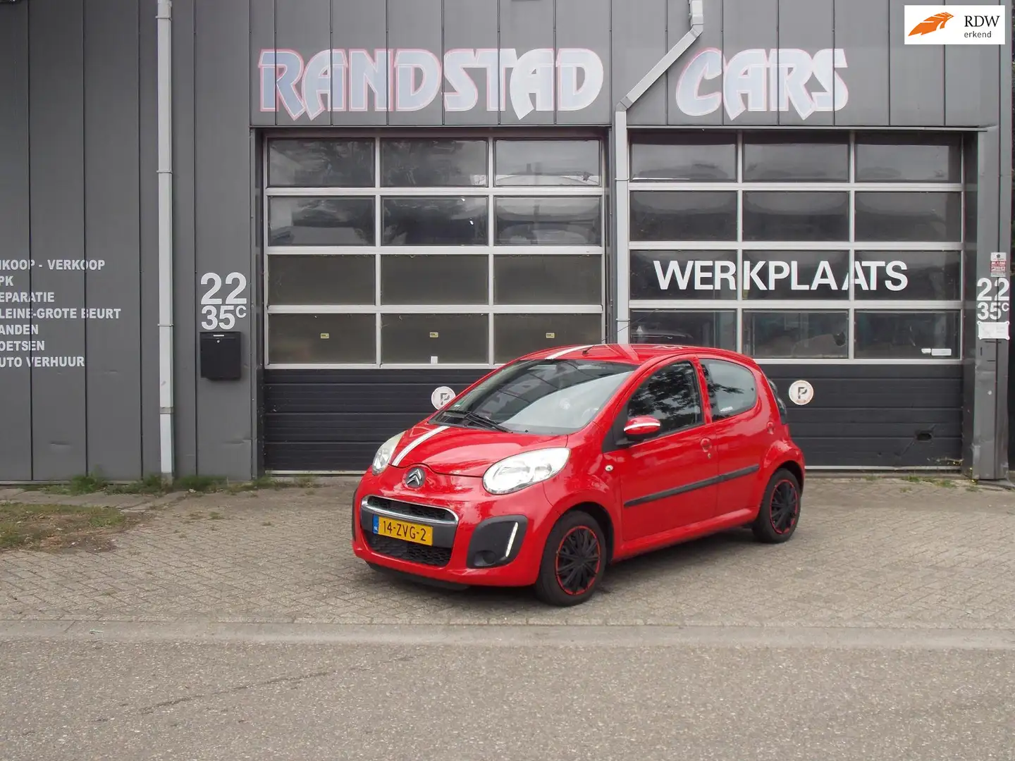 Citroen C1 1.0 Collection Bluetooth Airco ELek Pakket 5Deurs Rood - 1