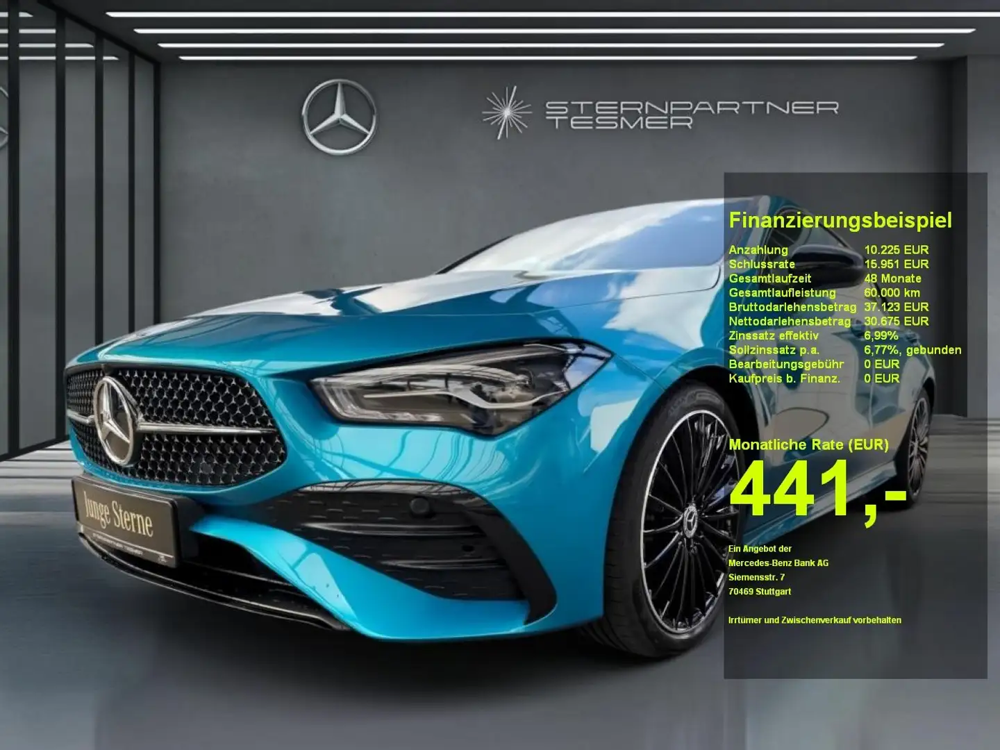 Mercedes-Benz CLA 200 d AMG, 19'', Night-P., Pano-D., Memory Blauw - 1