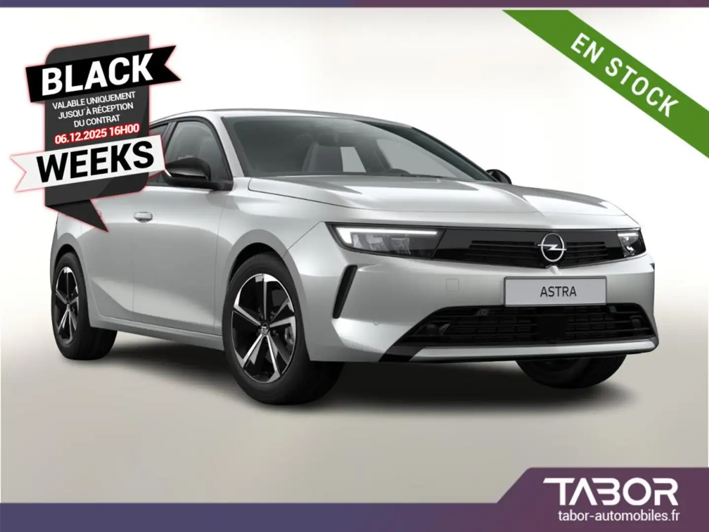 Opel Astra 1.2 Turbo 130 Aut Elegance ACC Keyl Argent - 1
