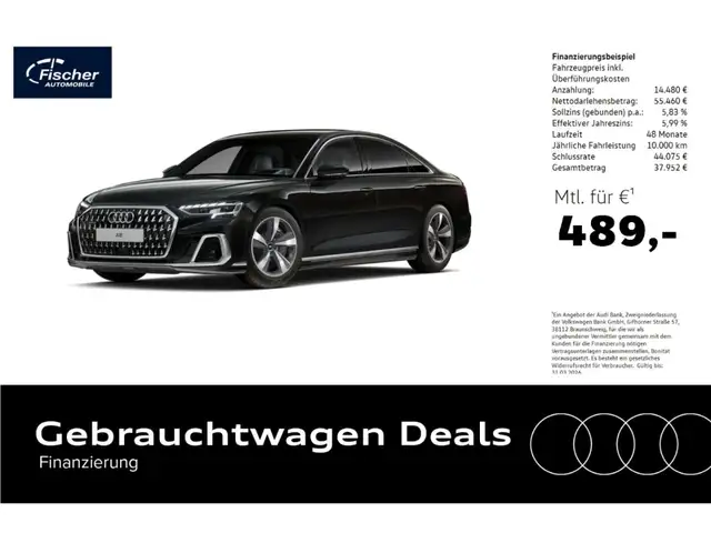 Audi A8 60 TFSI e qu. P-Dach/Matrix/B&O/Luft/NAV/HUD