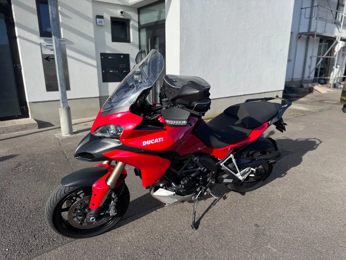 Ducati Multistrada 1200 ABS/Sportfahrwerk/Wilbers/Termignoni/Heckumbau Roşu - 1