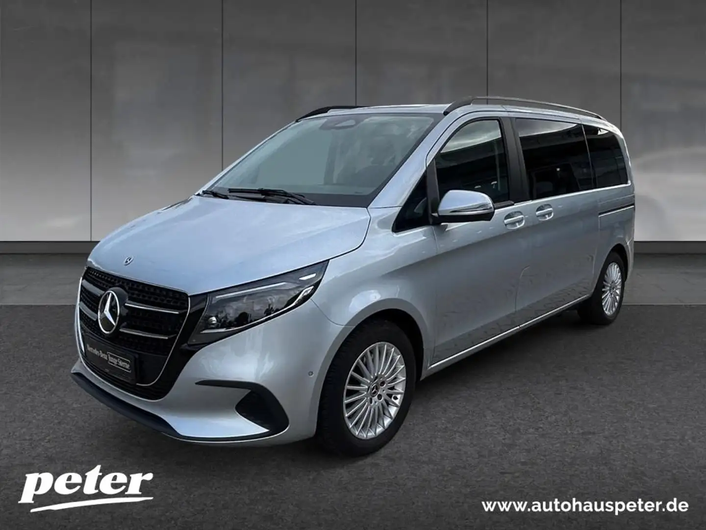 Mercedes-Benz V 220 d STYLE Kompakt 9GT+AHK+DISTR+KAMERA+LED Zilver - 1
