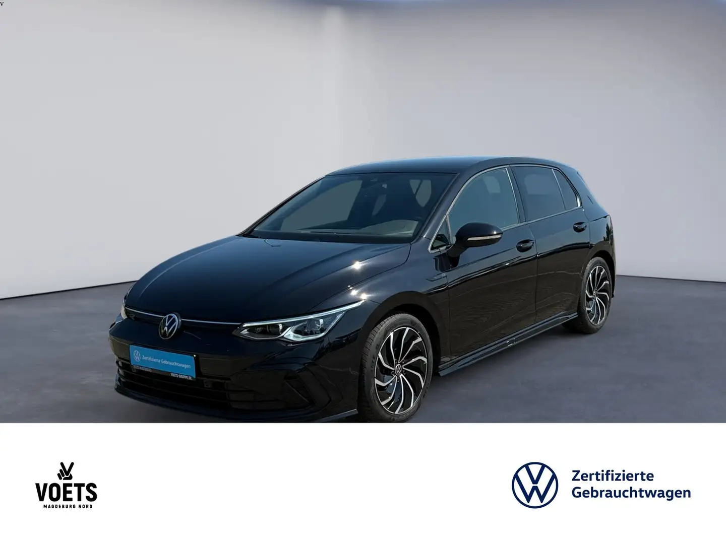 Volkswagen Golf VIII 2.0TDI R-LINE DSG LED+AHK+Navi+PDC Schwarz - 1
