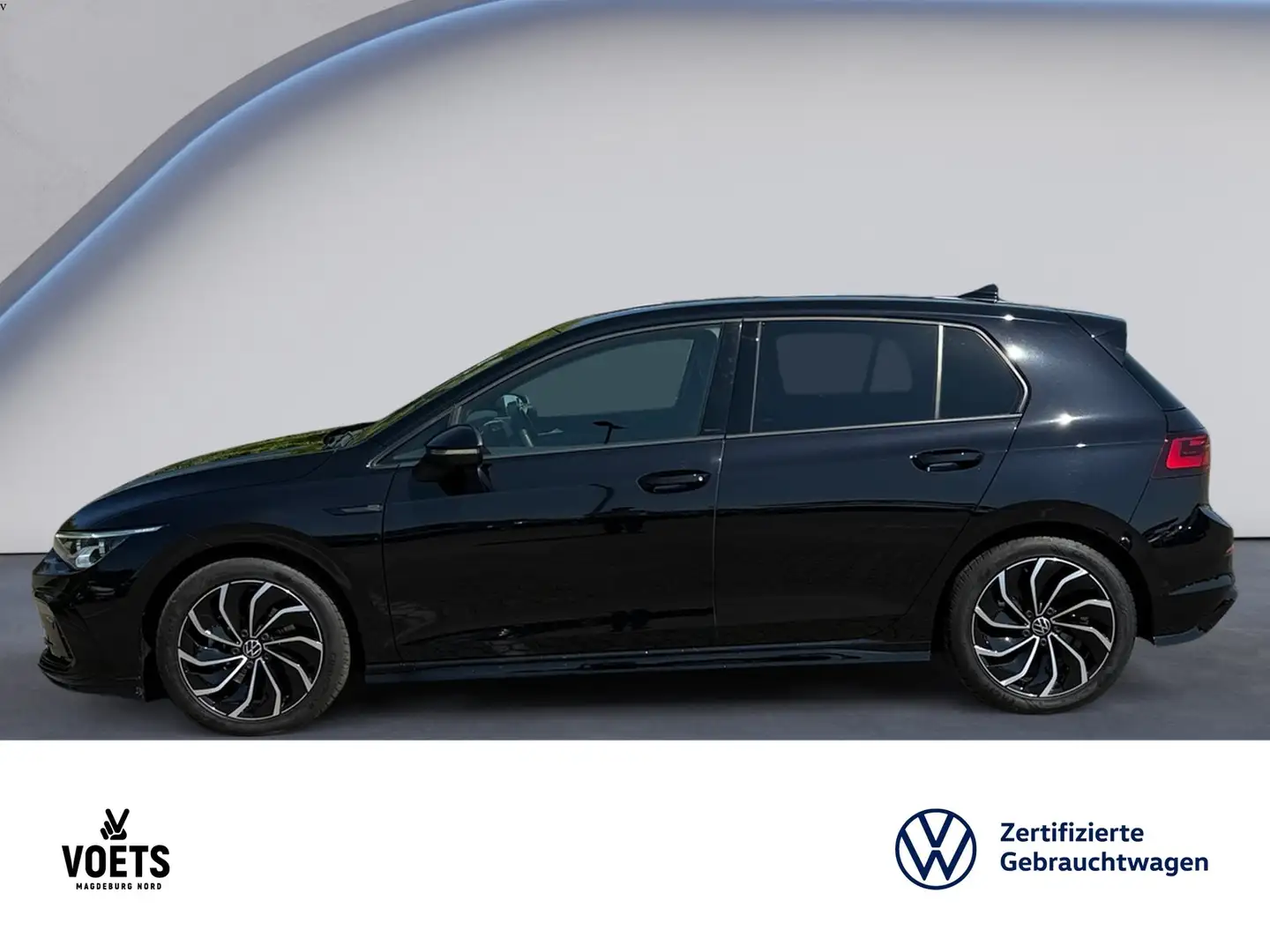 Volkswagen Golf VIII 2.0TDI R-LINE DSG LED+AHK+Navi+PDC Schwarz - 2