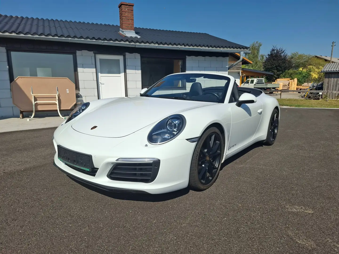 Porsche 991 911 Carrera Cabrio PDK Weiß - 1