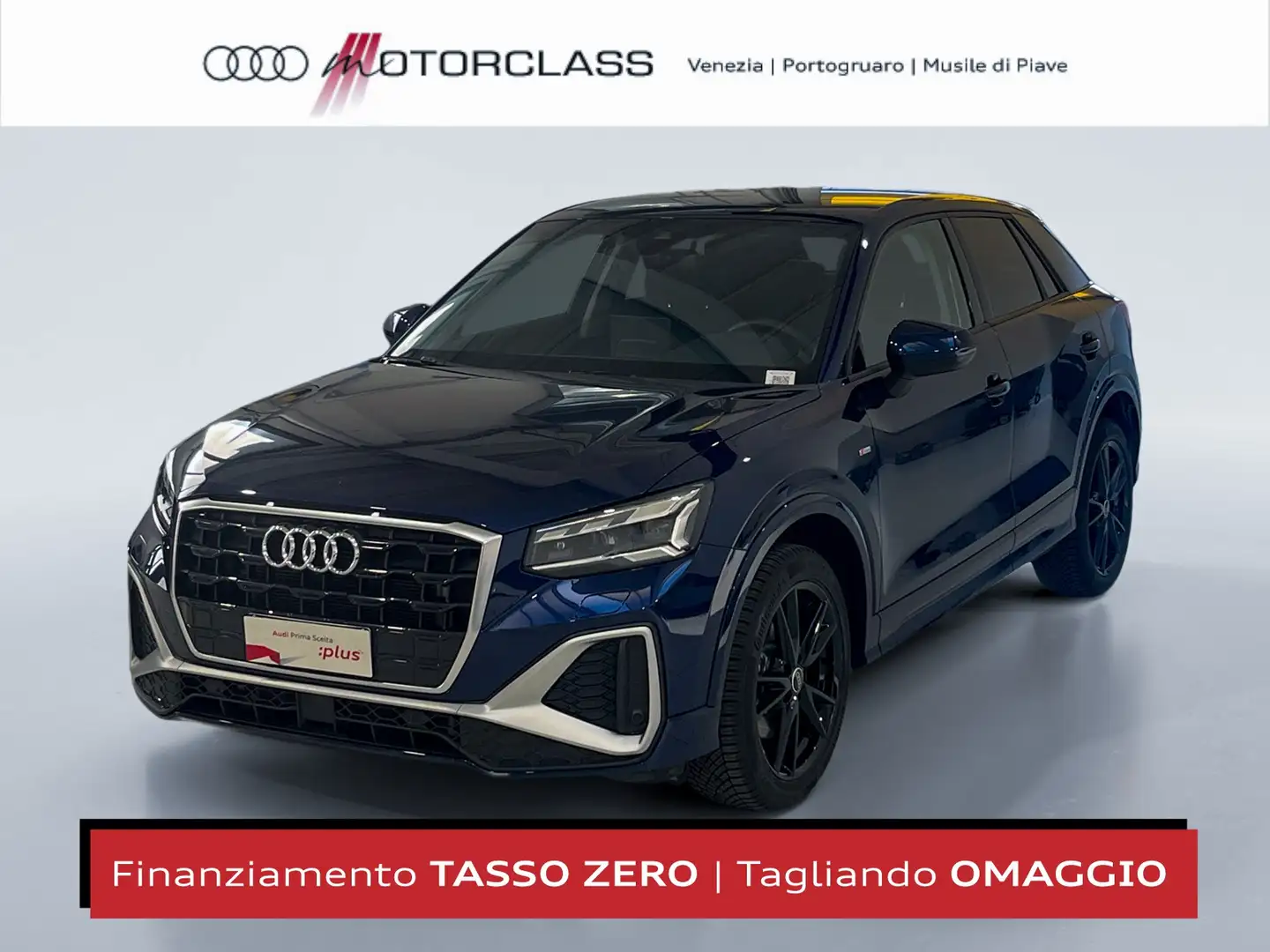 Audi Q2 35 2.0 tdi s line edition s tronic Bleu - 1