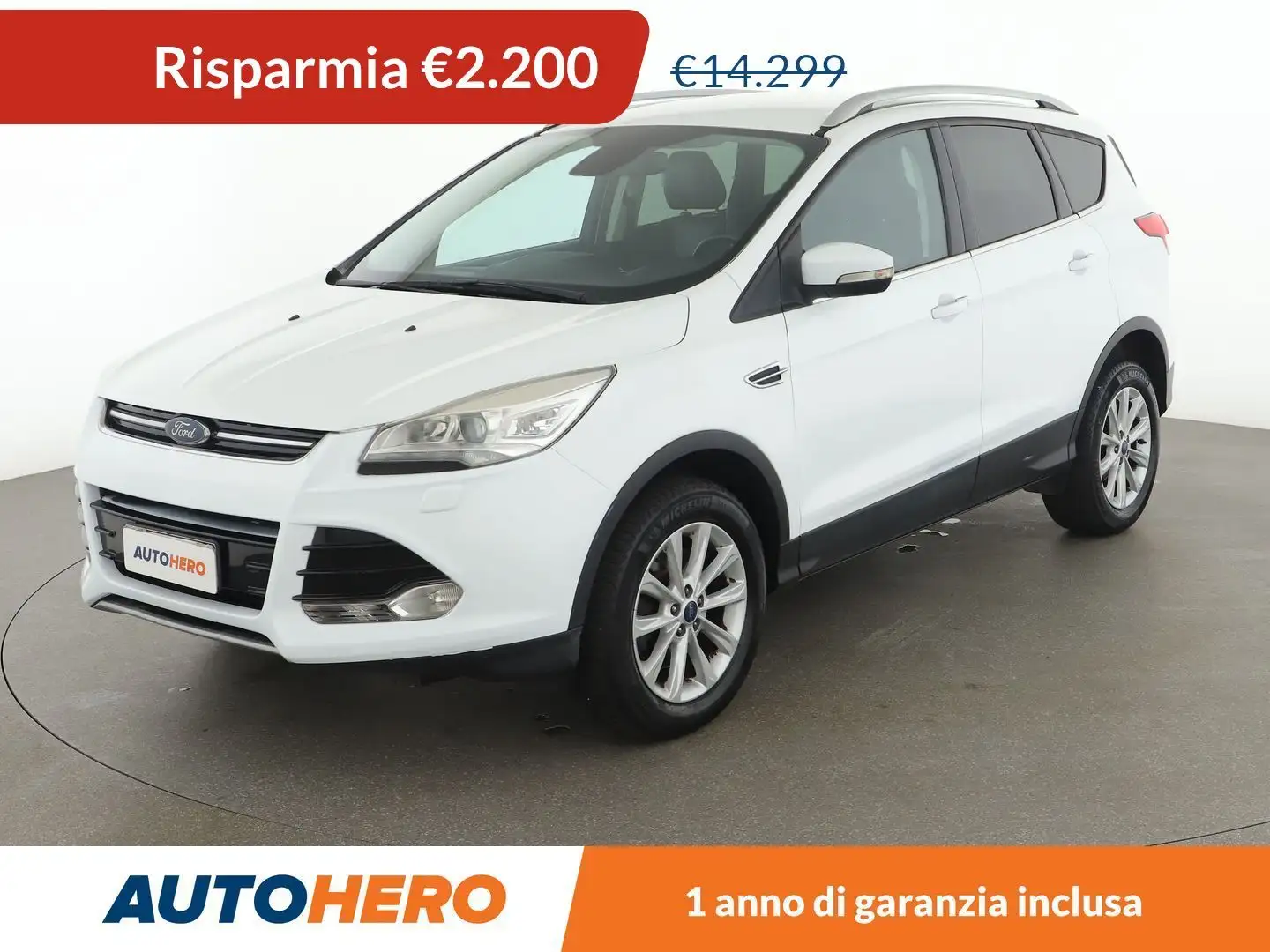 Ford Kuga 2.0 TDCi Titanium 150 CV 4WD Blanc - 1