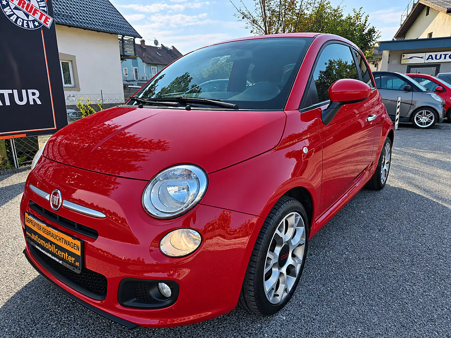 Fiat 500 0,9 TwinAir Turbo S Rot - 1