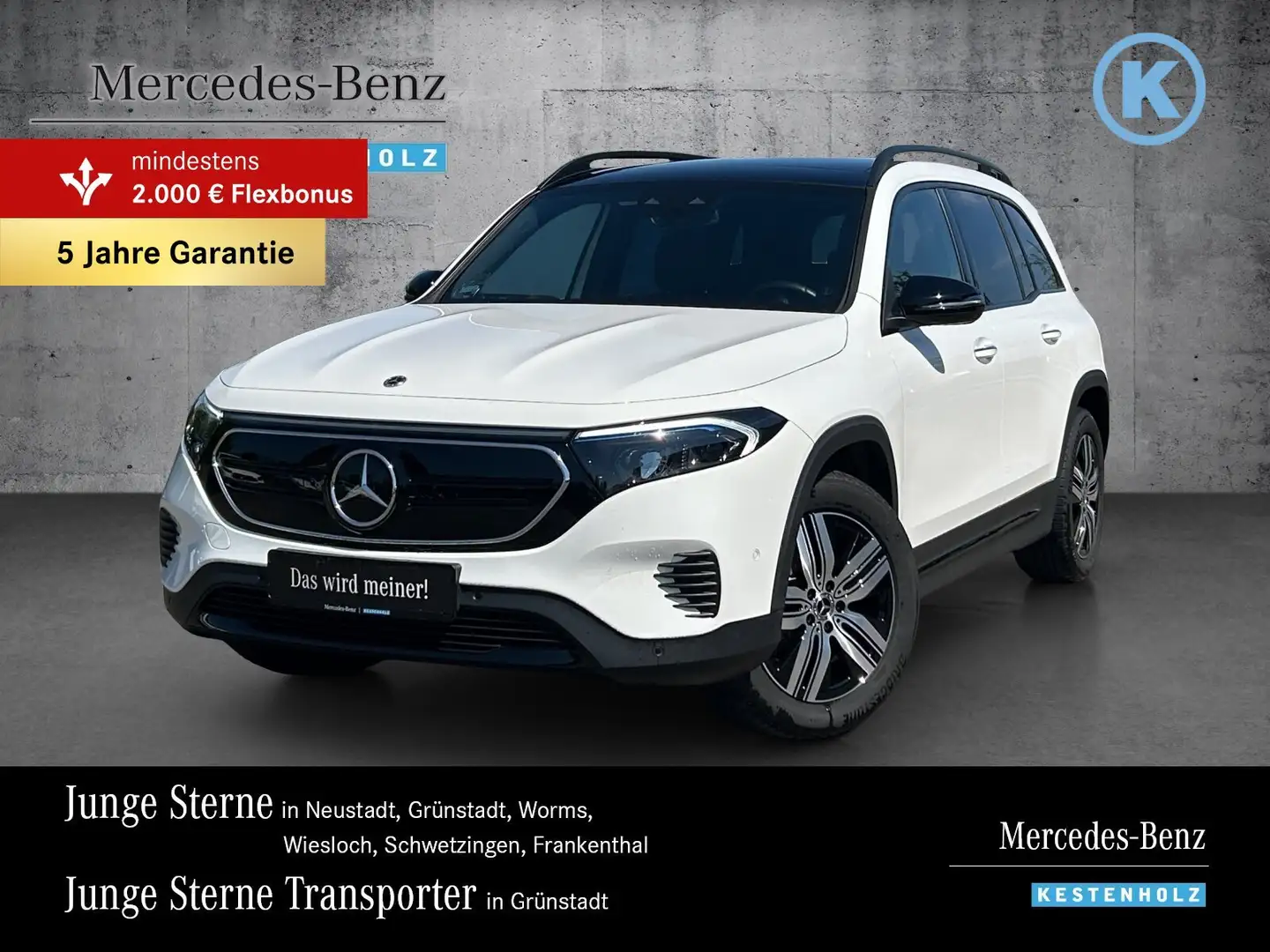 Mercedes-Benz EQB 350 EQB 350 4M PROGRESSIVE+PANO+DISTRO+NIGHT+BURMEST Blanc - 1