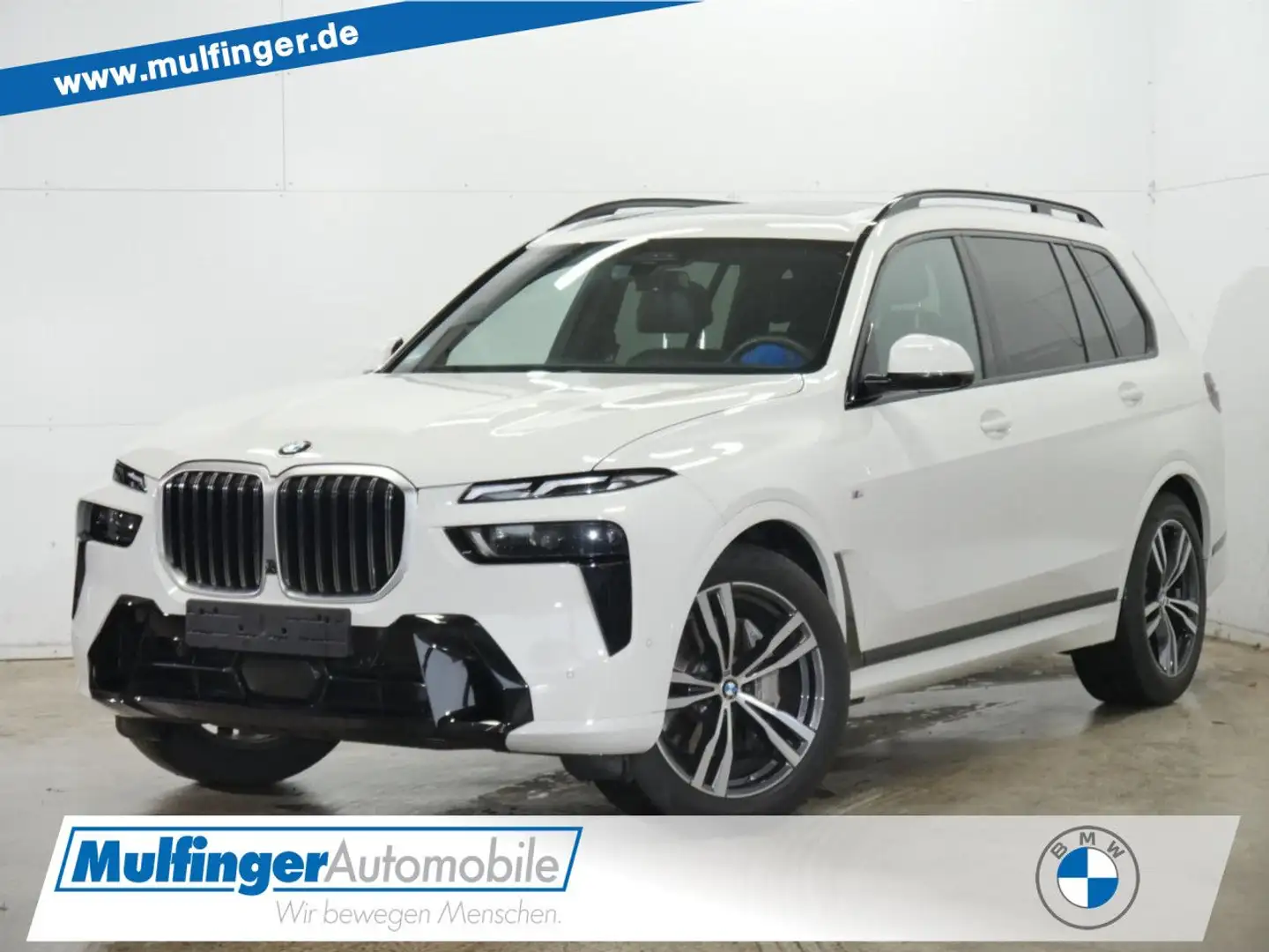 BMW X7 x40d M Sport Standh.IntAktivL.SurView.Gestik AH Weiß - 1