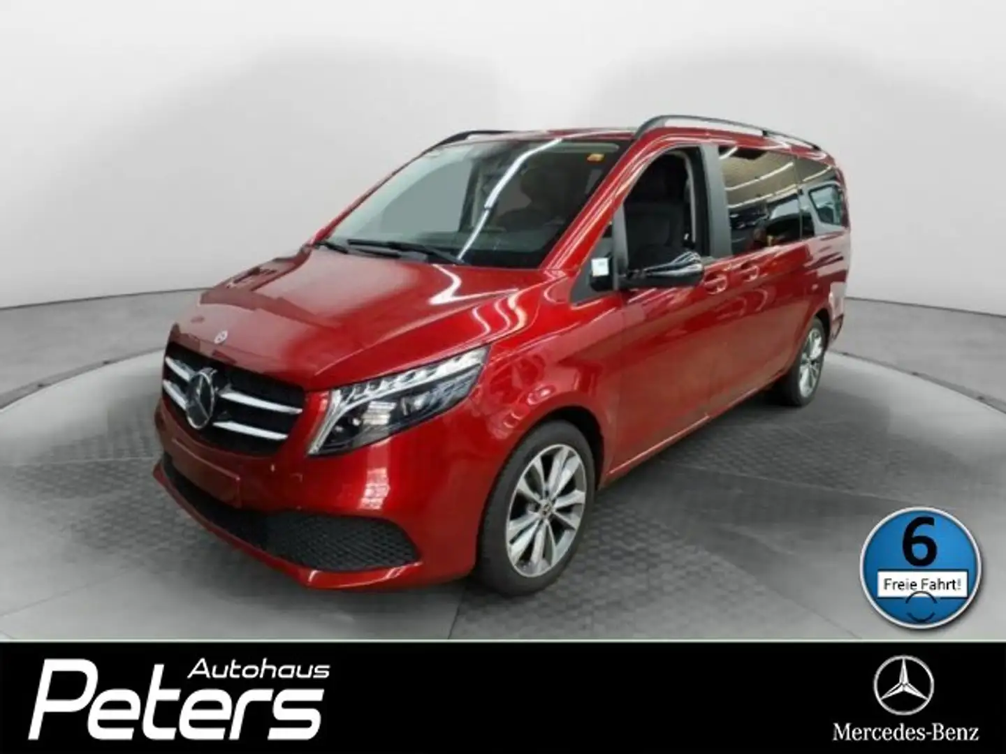 Mercedes-Benz V 300 V 300d Edition lang Night ILS/MBUX/Fahrassistenz Rot - 1