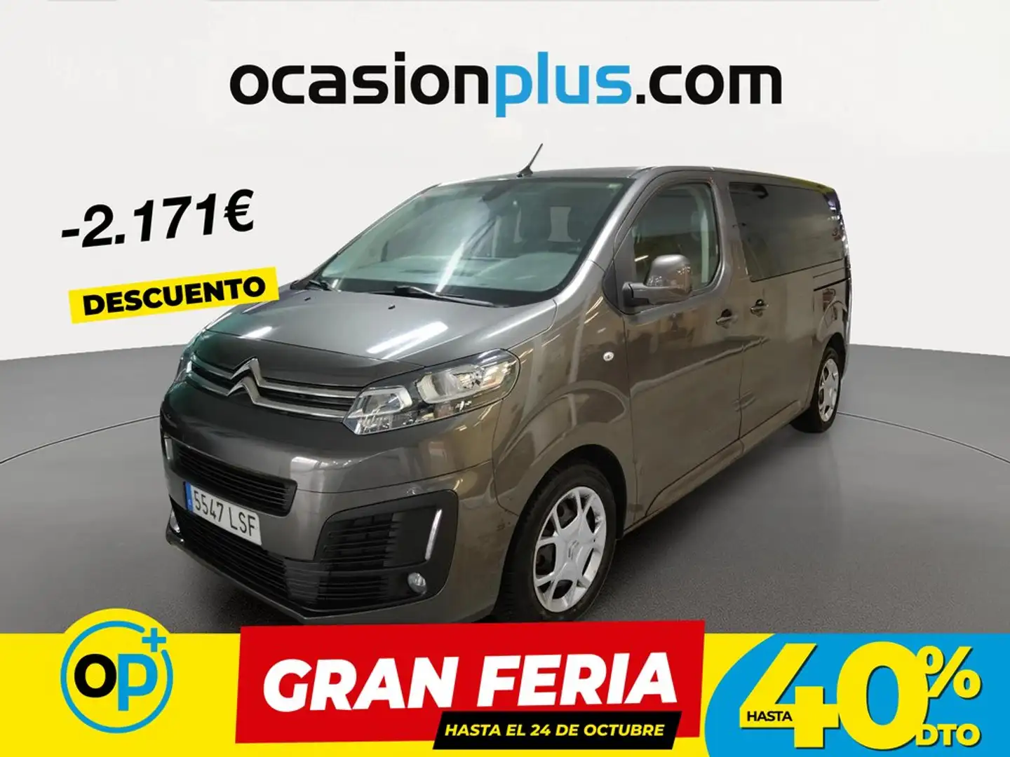 Citroen SpaceTourer BlueHDI XL Business 140 Gris - 1