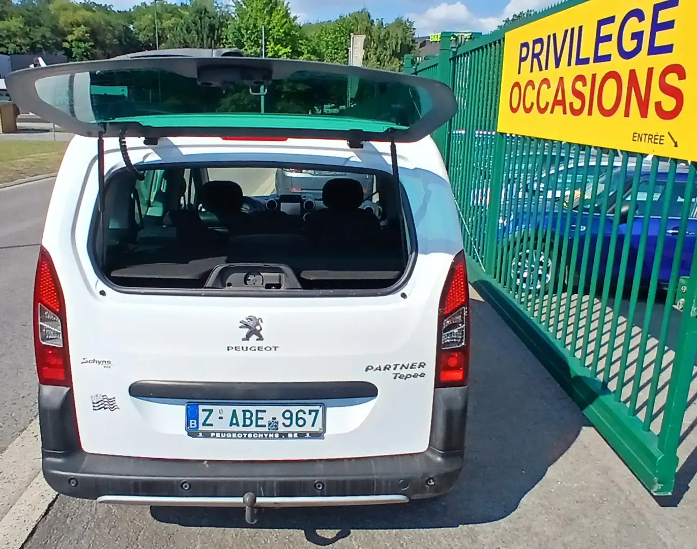 Peugeot Partner 16 BlueHDi 120 cv 6 VIT GPS AIRCO CAPTEUR ATT REM Bianco - 2