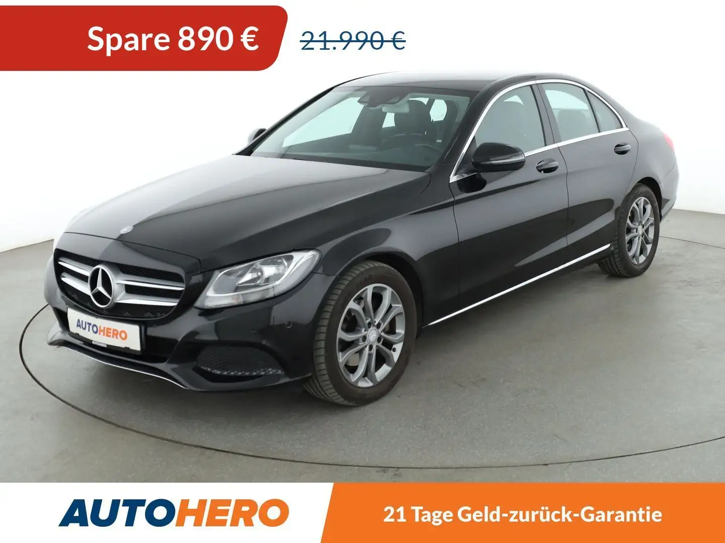 Mercedes-Benz C 200 C 200 Avantgarde Aut.*NAVI*TEMPO*PDC*SHZ*KLIMA* Noir - 1