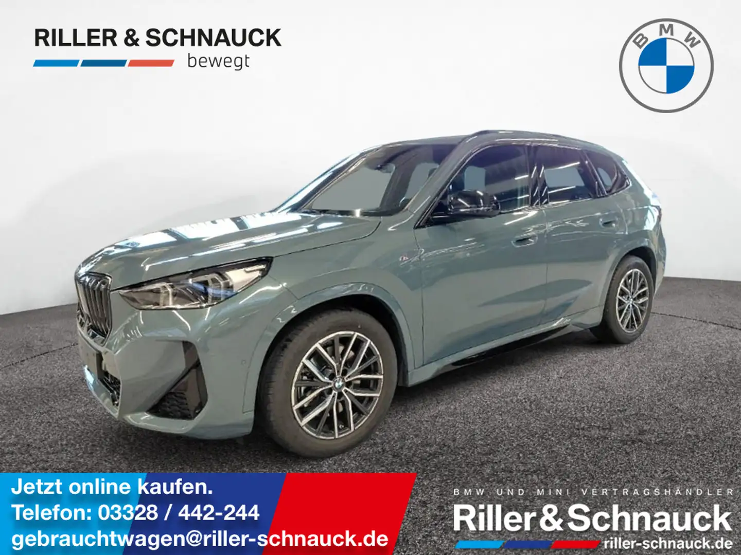 BMW X1 xDrive23d M Sport AHK+KAM+ACC+LED Grün - 1