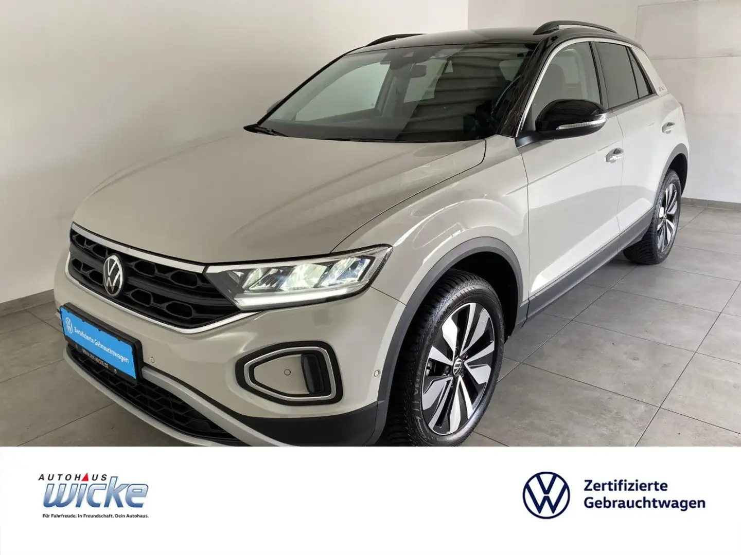 Volkswagen T-Roc 1.0 TSI Goal KLIMA LED APP CONNECT TELEFON Grau - 1