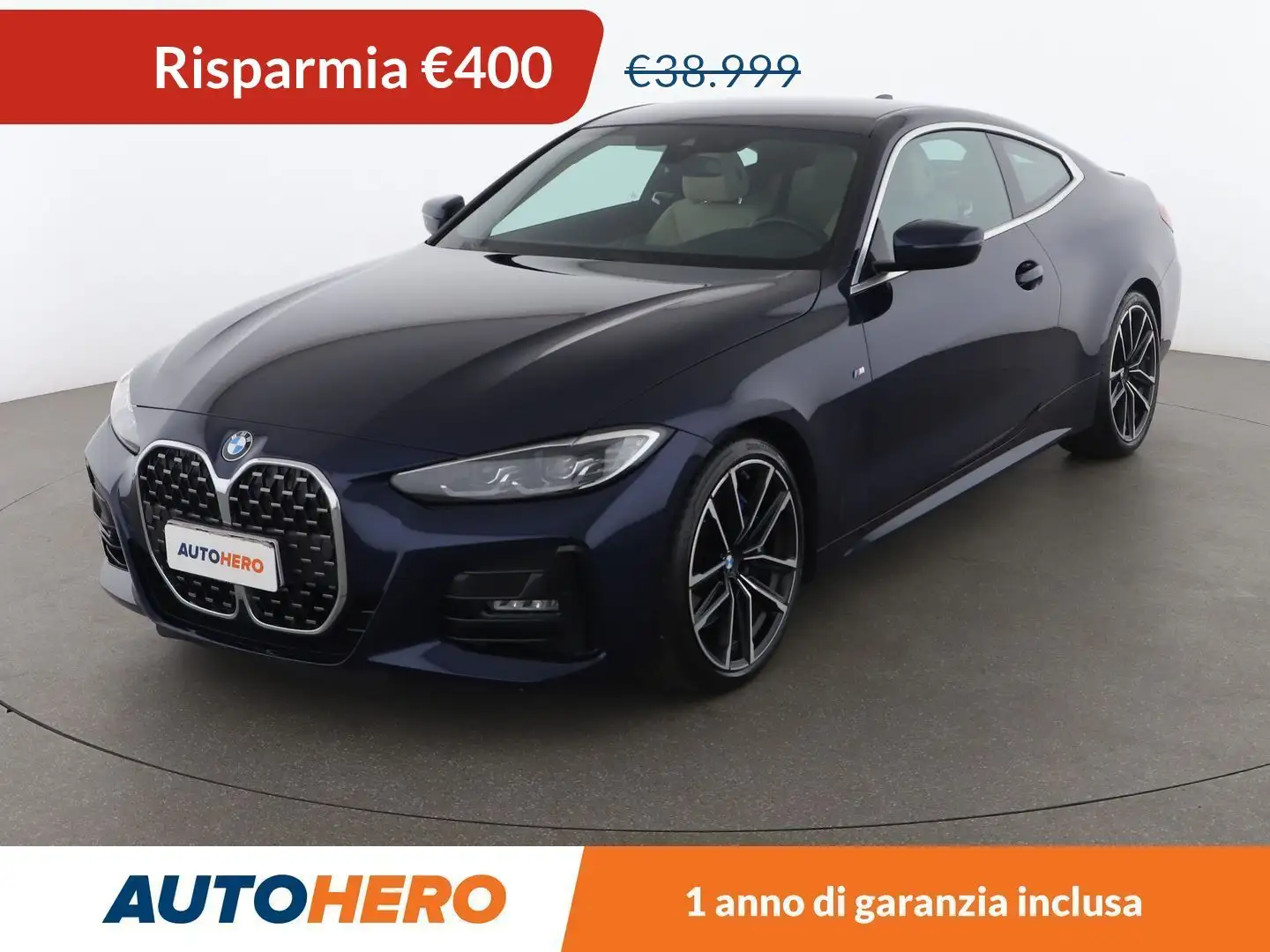 BMW 430 430i Msport Coupé Blu/Azzurro - 1