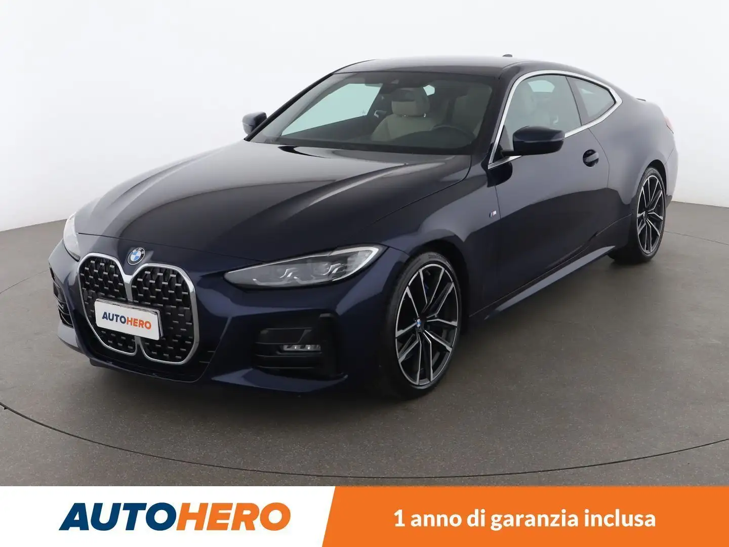 BMW 430 430i Msport Coupé Bleu - 1