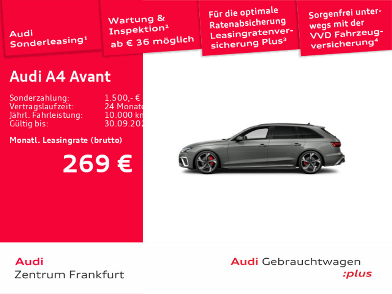 Audi A4 40 TFSI quattro S tronic S line Matrix- — photo 2